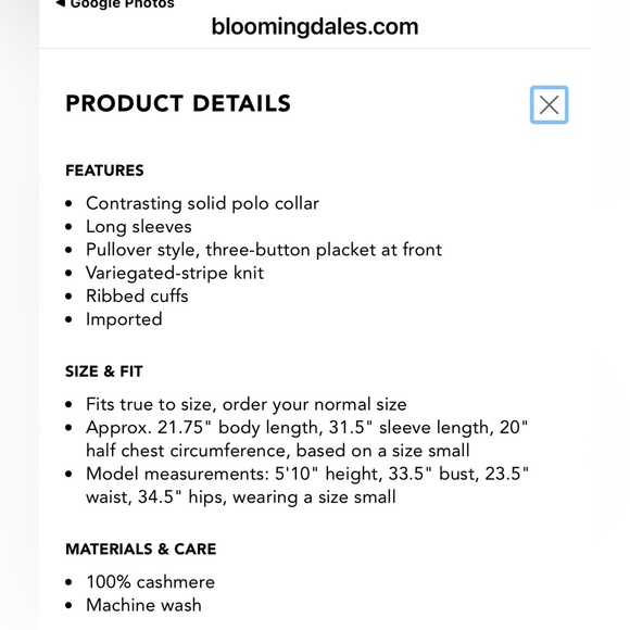 NWT Guest In Residence cashmere Rugby sweater - Picture 5 of 7